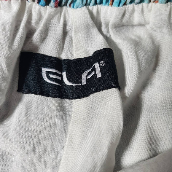 Ela palazzo pants multicolor sz 12 - Picture 3 of 4